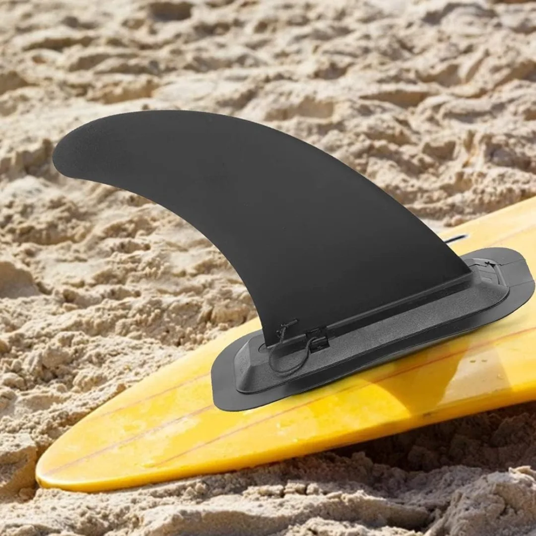 Pinna singola da surf da 9 pollici con base di montaggio, pinna staccabile per Stand Up Paddle Board, pinna di ricambio stabile per SUP Board