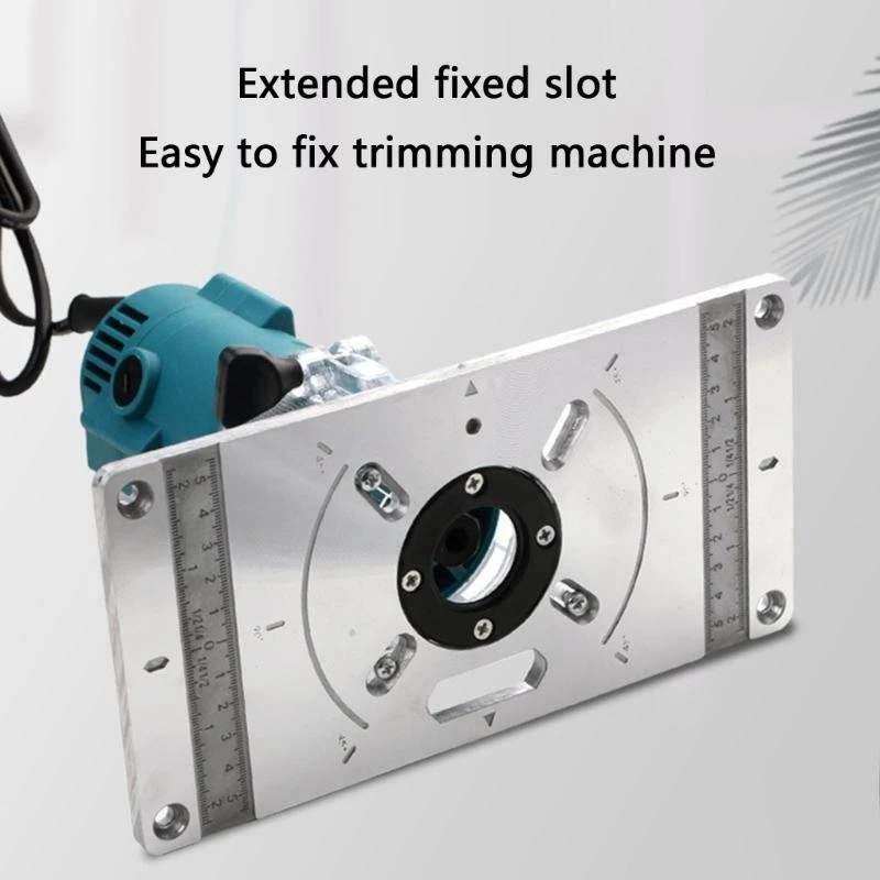 High Compatibility Router Table Insert Plate For Enhances Woodworking Accuracy