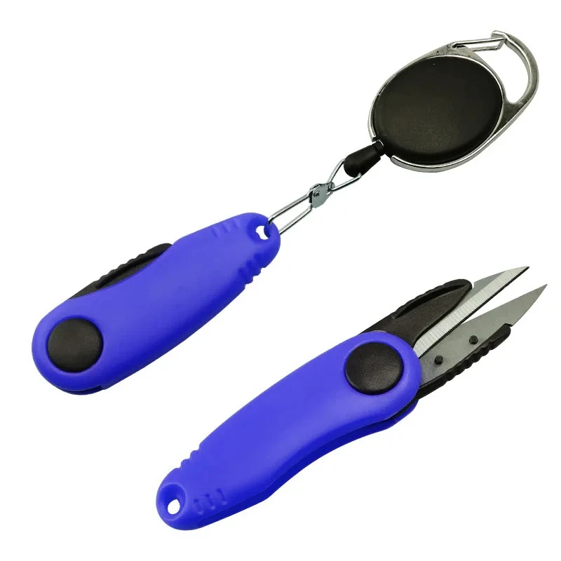 Fishing Quick Knot Tool Kit Shrimp Shape Fold Scissors Fishing Line Cutter Clipper Nipper Hook Sharpener Fishing Tackle 6