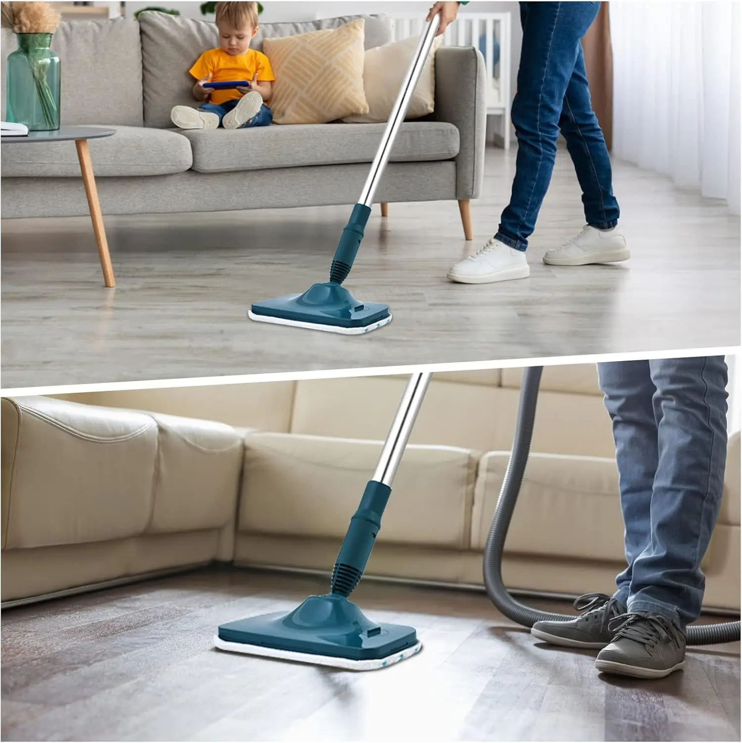 Description Picture 4 of itemSteam Mop Pads Compatible with Black+Decker Steam Mop FSM1630, FSM1616, FSMH13E5, FSM1321, FSM1605, FSMH13151SM, FSMP20, FSM1620
