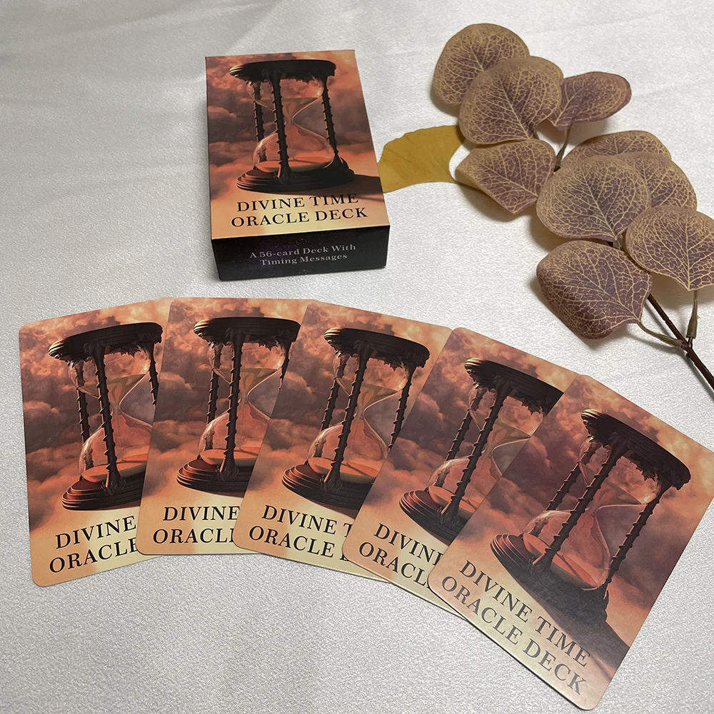 

250g Divine Time Oracle Deck English Thick Tarot High Quality 12x7cm Cards Runes Divination Prophet in Box