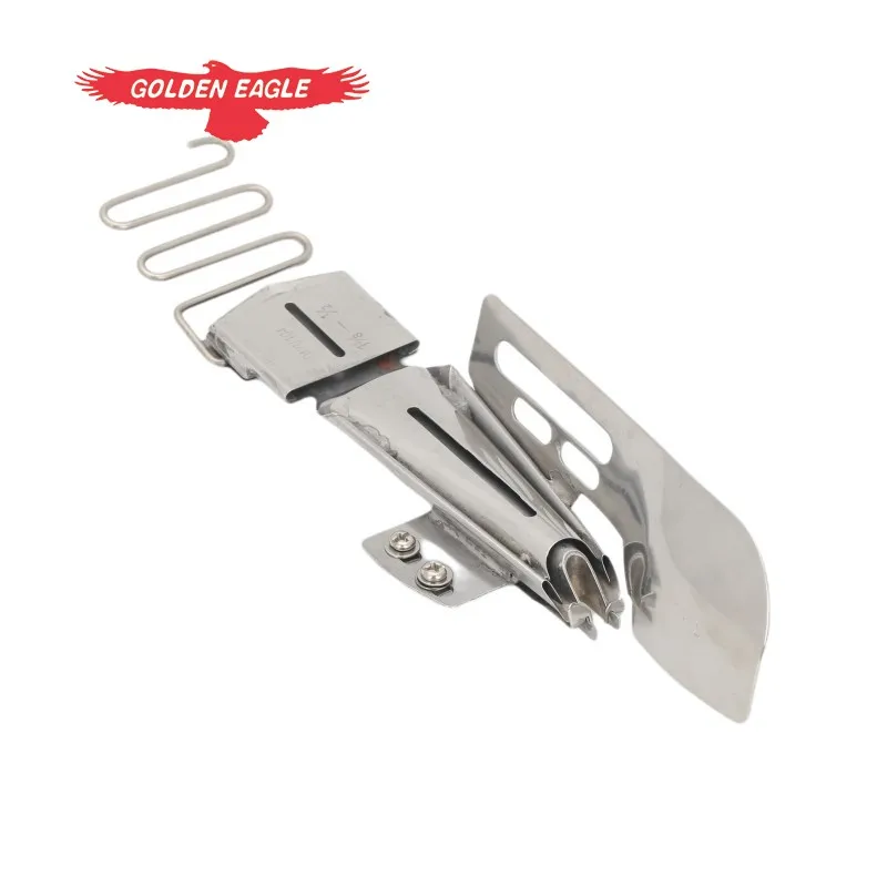 K712NA(B) Folder Tape Size 1-5/8"---1/2"  Double Wrap Hemmer Used  For 2 Or 3 Needle Cover Stitch Machine Binder 4