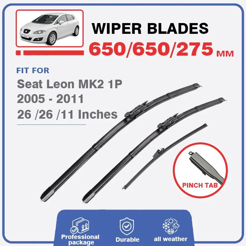 CarFrontRearWiperBladesForSeatLeon2MK21P26261120052011.jpg