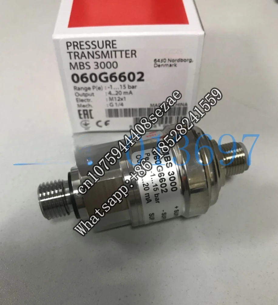 

MBS3000 060G6602 Danfoss Pressure Sensor -1-15bar 4-20mA