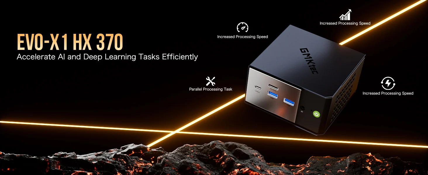 GMKtec EVO-X1 AMD Ryzen AI 9 HX370 Мини-ПК для сборки | AliExpress