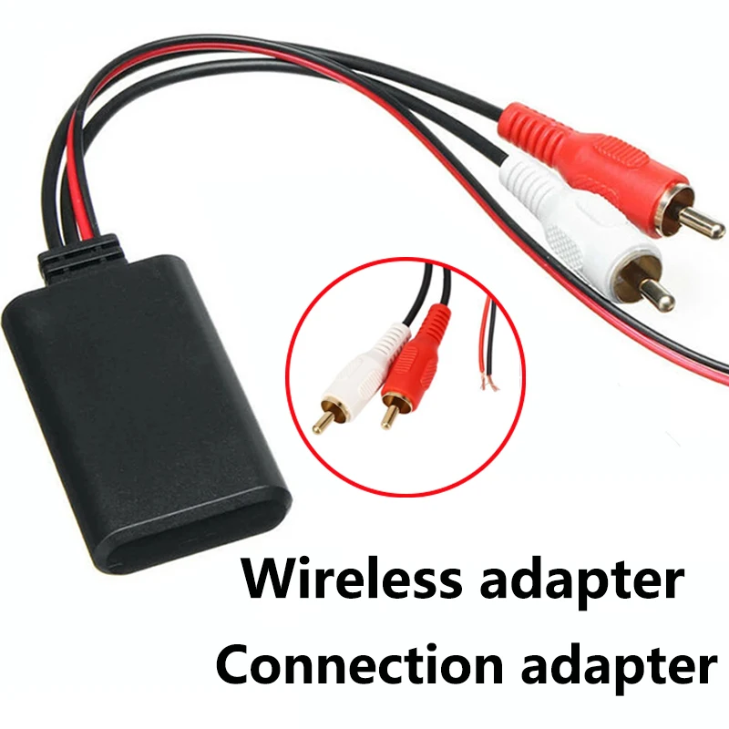 Wireless Audio Adapter New Car Universal Wireless Module Music Adapter Rca Aux Audio Cable Stereo 2rca Wireless Auto Parts Music Player
