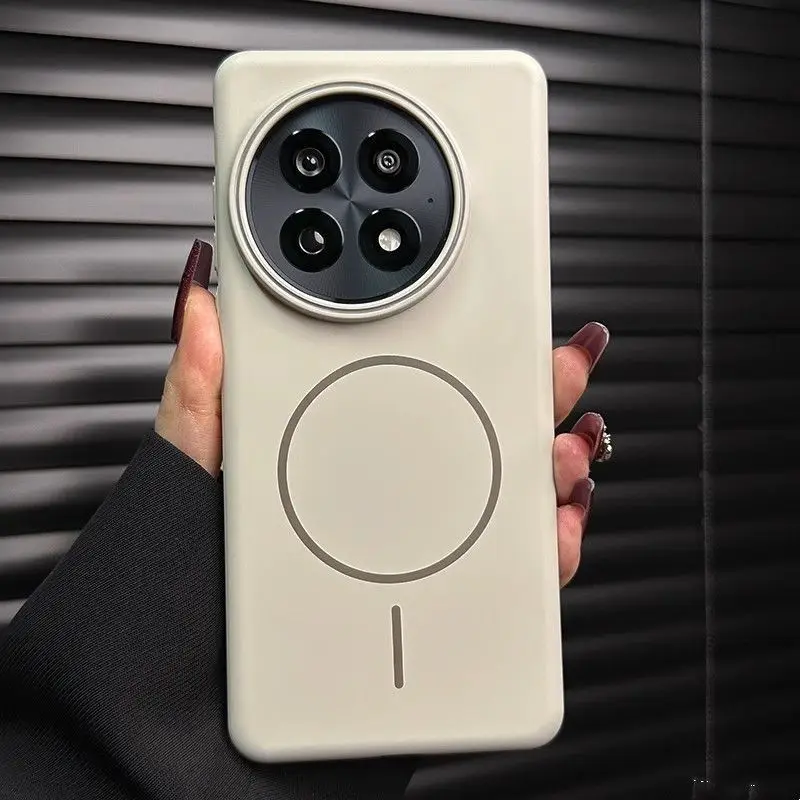 Enhanced Magnetic Wireless Charging Protective Case with Hard Back Cover