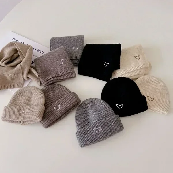 Baby Scarf Wool Scarf Korean Girls Fashion Children's Knitted Wool Scarf for Autumn Winter