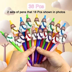 Set of 6/12/18 Fun Faith - Inspired Pens - Cute Design, Perfect for Party Gifts, Classroom Rewards, and Office Supplies (36 Pcs)