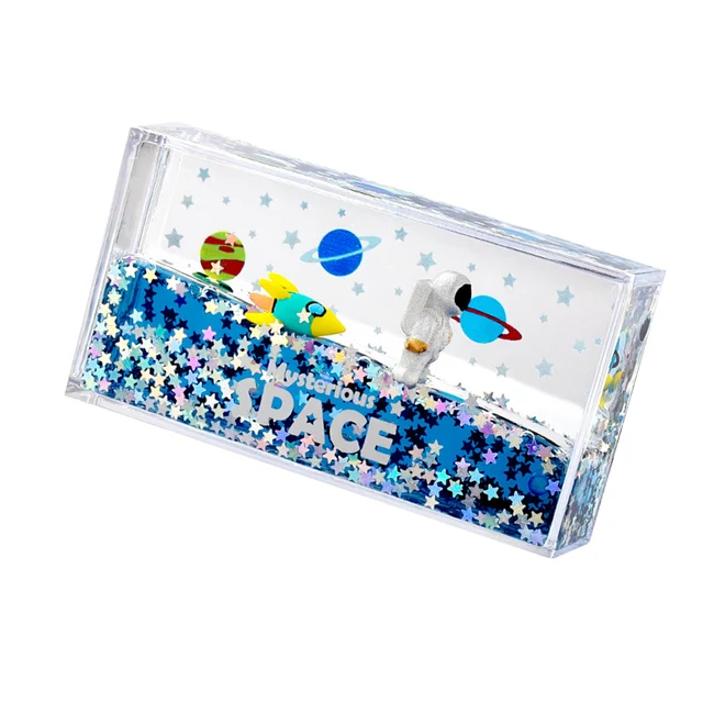 Űrhajós Témájú Díszek Folyékony Vizuális Mozgás Dekoráció Gyors És Dísz - Image 3