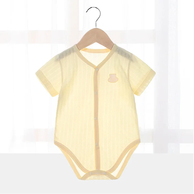 Body neonato per ragazzo ragazza estate capispalla sottile Casual manica corta bambino bambini tute vestiti per bambini - immagine 3
