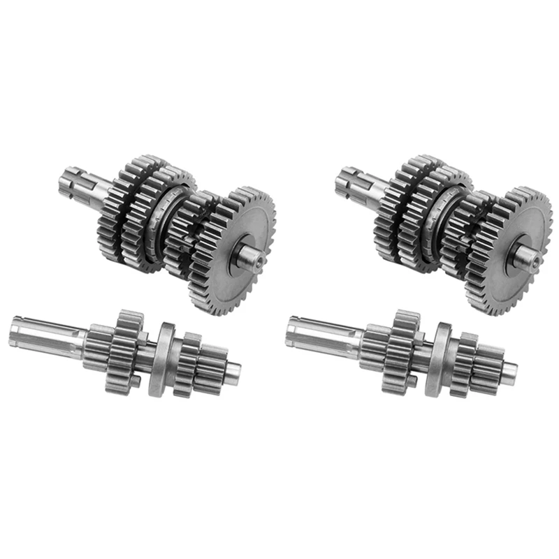 

4X Main Counter Shaft With Reverse (3 Forward Plus 1 Reverse Gear) For 110-125CC ATV Dirt Bike Horizontal Engine Parts