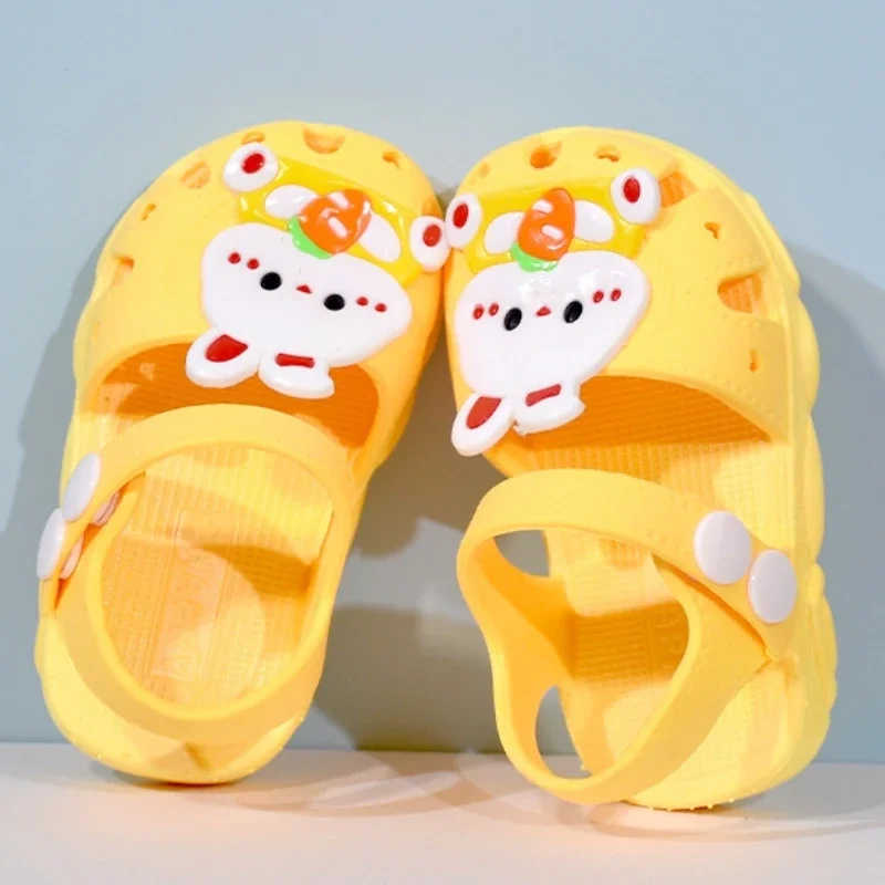 Cartoon Child Sandals Summer Anti Slip Boy Beach Shoe Infant Toddler Walking Shoe Soft Sole Girl Baby Shoes