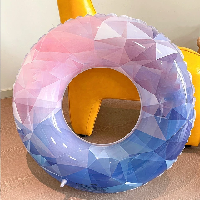 Diamond Starry Sky Swimming Ring Inflatable Pool Float For Adult Kid Swimming Circle Baby Swim Tube Water Play Swimming Pool Toy