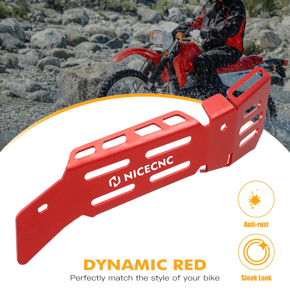 Für Honda 1993-2025 XR650L Auspuff-Hitzeschutzabdeckung XR 650L 2024 2023 2022 2021 2020 2019 2018 2017 2016 Aluminium – Detail 4