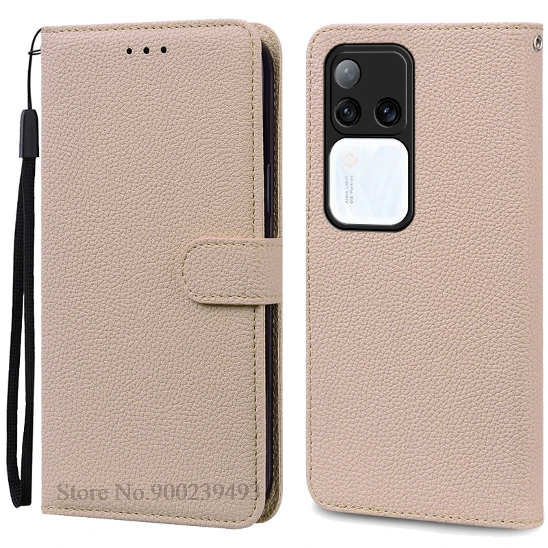 Leather Flip Wallet Case with Stand Feature