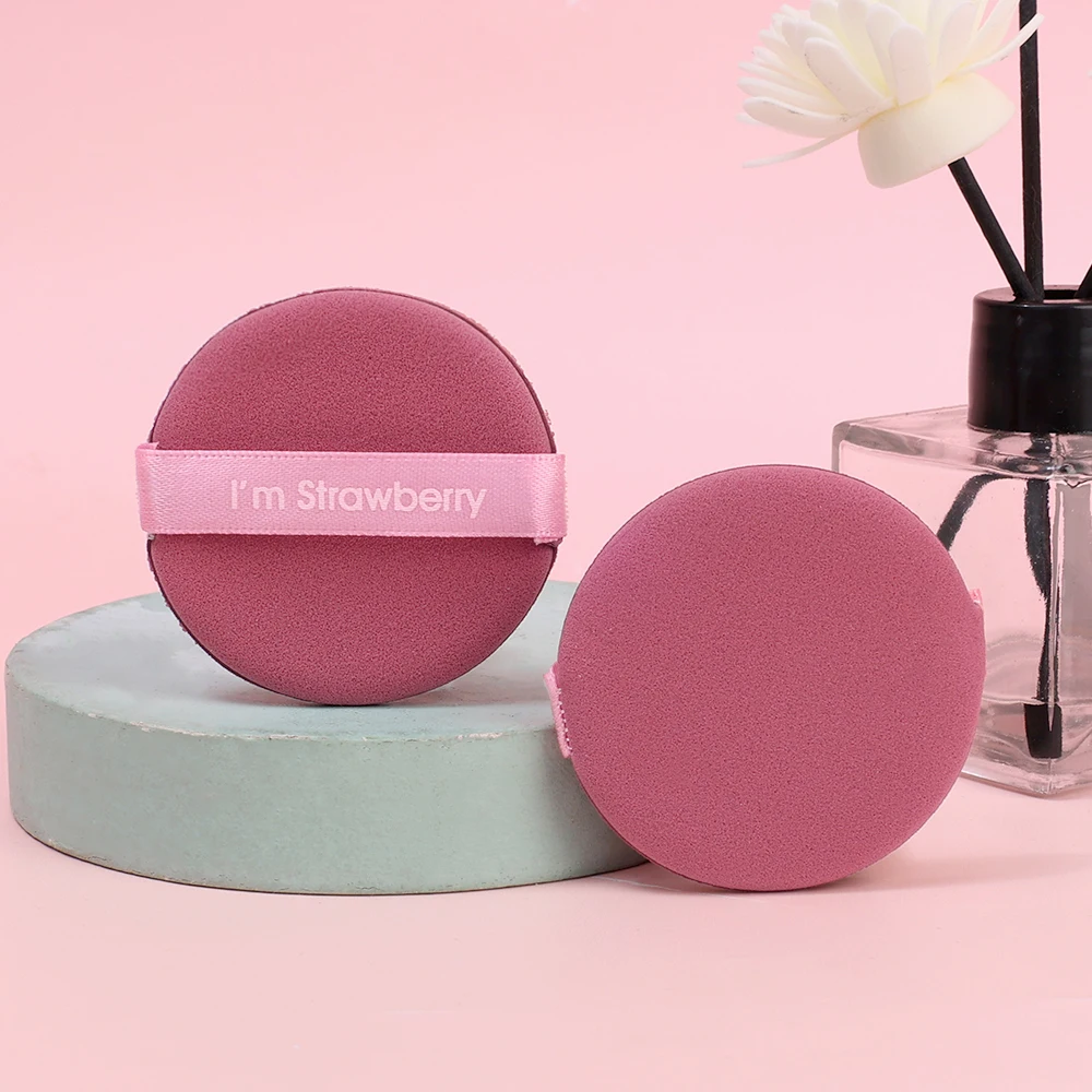 Colored Set Air Cushion Powder Puffs Breathable Thickened Folding Puff for Face Makeup Loose & Cosmetic Foundation Contouring 6
