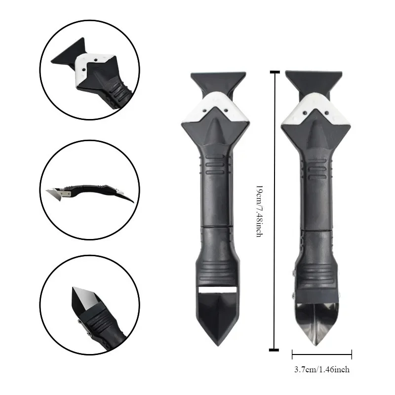 Multifunction 3in1 Silicone Scraper Tool Kit