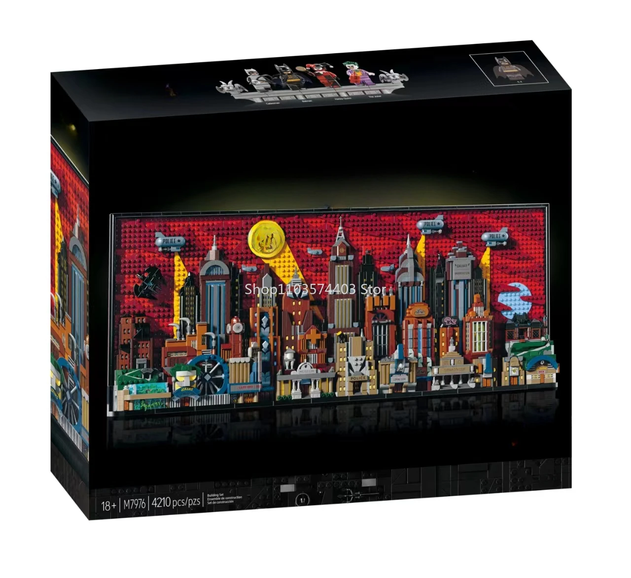 

IN STOCK 2024 New 76271 The Animated Series Gotham City Skyline Building Block Model Compatible Assembly Brick Toys For Boy Gift