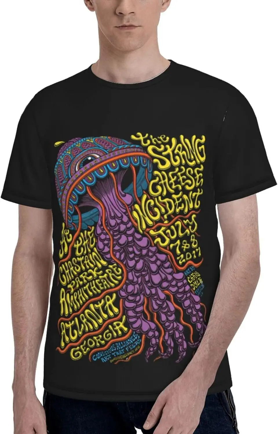 

Мужская футболка из полиэстера, с круглым вырезом и короткими рукавами