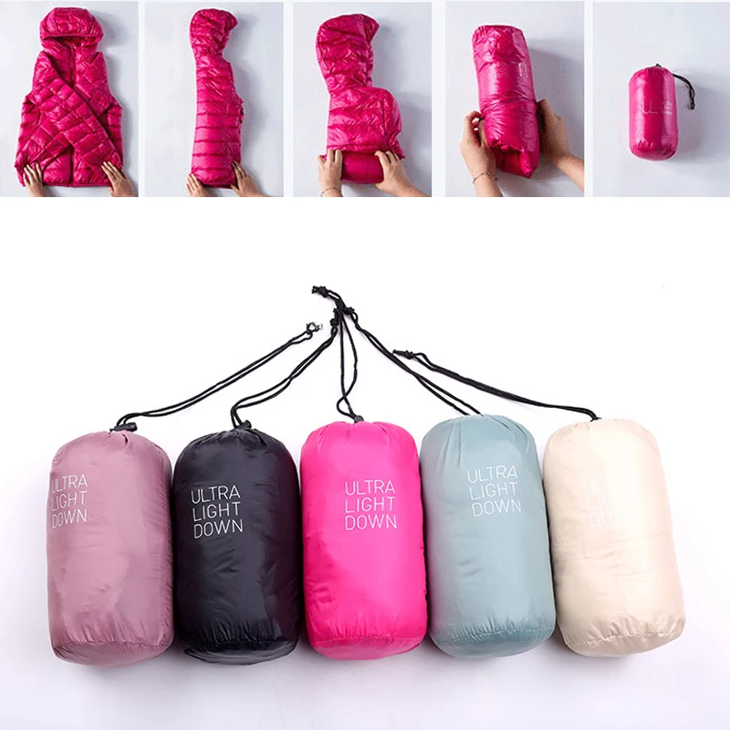 2022 New 6XL 7XL Autumn Winter Women Ultralight Down Jackets  Puffer Duck Feather Coats Slim Warm Parkas Solid Portable Outwear