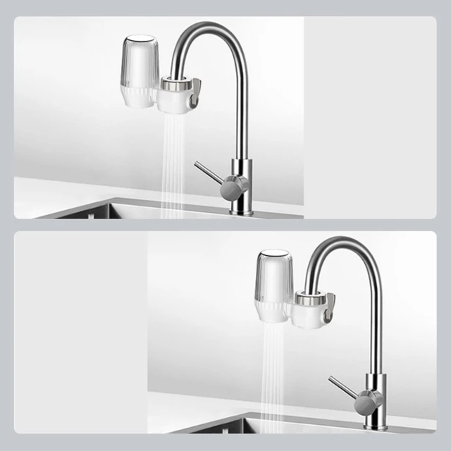 Small Faucet Tap Water Purifier Physical Filtering for Home Kictchen One Filter Element Removable Washable Filter Water Purifier 2