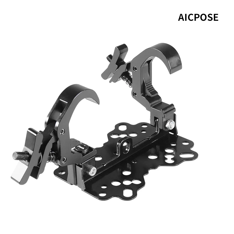 Stage light hook folding clamp aluminum truss pipe clamp load-bearing 200 kg suitable for 230W beam light accessories