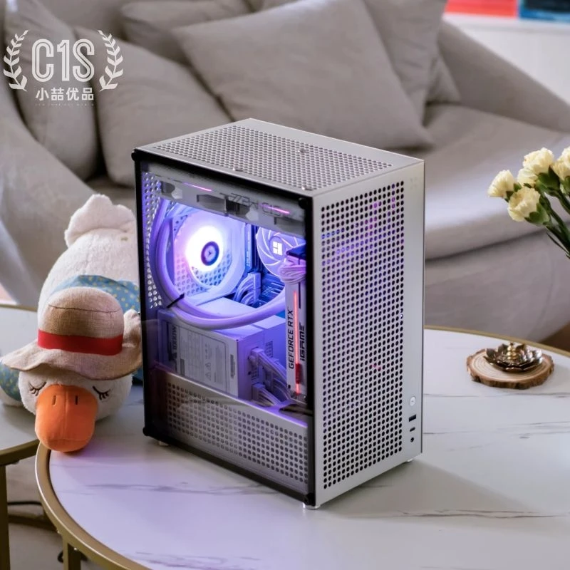 Xiaozhe Premium C1S all aluminum MATX vertical side watercooling small