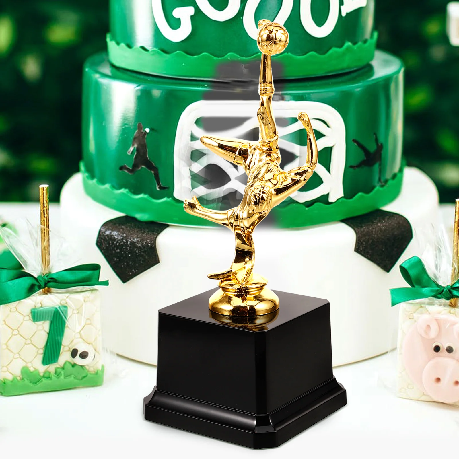 

Soccer Trophy Athlete Trophy Gift Table Trophy Decor Soccer Athlete Trophy Cup Craft Plastic Football Match Trophy Athlete