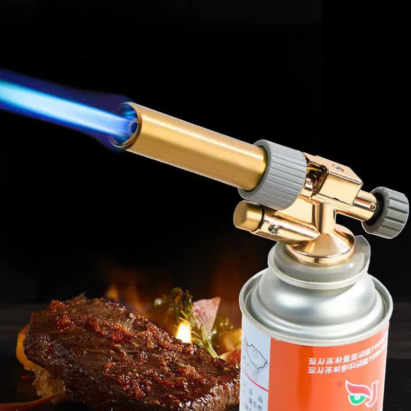 Briquet à Gaz, Pistolet à Flamme 1300℃ Facile à Connecter Pour Barbecue Fiestas Pour Torche De - 2