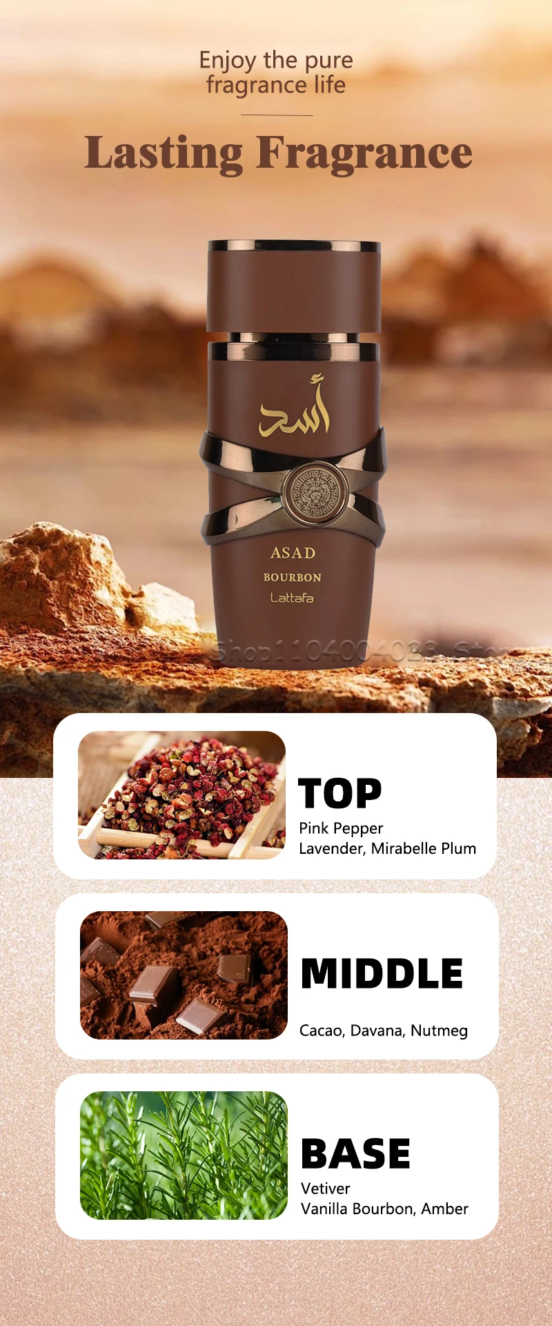 Lattafa Asad Bourbon & Yara Arabic Perfumes