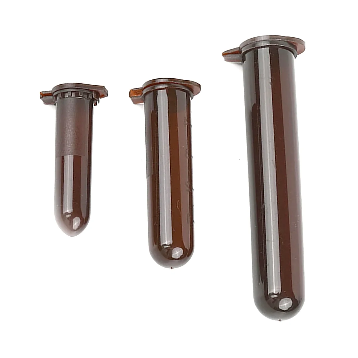 20Pcs 2/5/10ml Centrifuge Tube Protect from Light Test Tube With Scale Sample Vial Container Snap Cap Sealing Laboratory Supplies