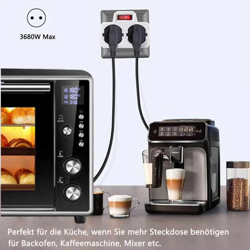 EU ÷ Ŀ Ʈ    , ġ , ޴ 2 USB Ʈ, 16A, 250V    