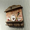 Wooden Home Miniture Key Hook Ornamental Metal Tableware Model Wall Handbag Hanger Everyday Convenience Homeware Decor Door 6