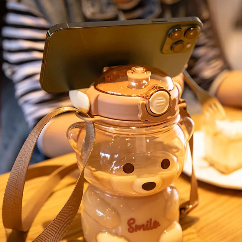 Kawaii Cute Bear Water Bottle (1000ml) - Limited Edition