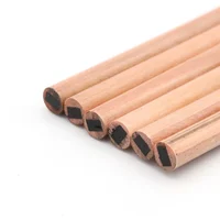1PC Log Handle Square Duckbill Shape Refill Easy Coloring Eyebrow Pencil Enhancer Double Head Long-lasting Waterproof Sweatproof 2