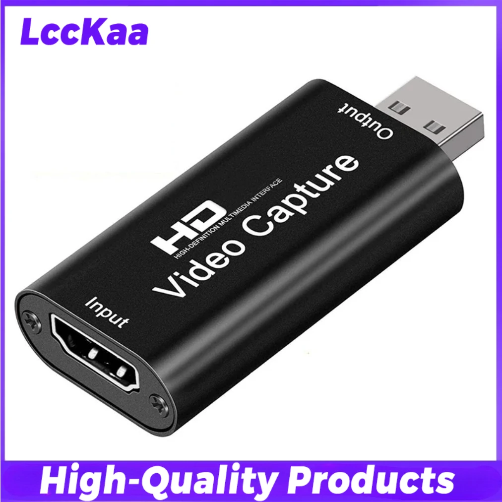 HDMI-сумісна карта відеозапису USB 1080P USB 2.0 Game Grabber Box для PS4, DVD, камери, ПК, запису відео та трансляції в прямому ефірі