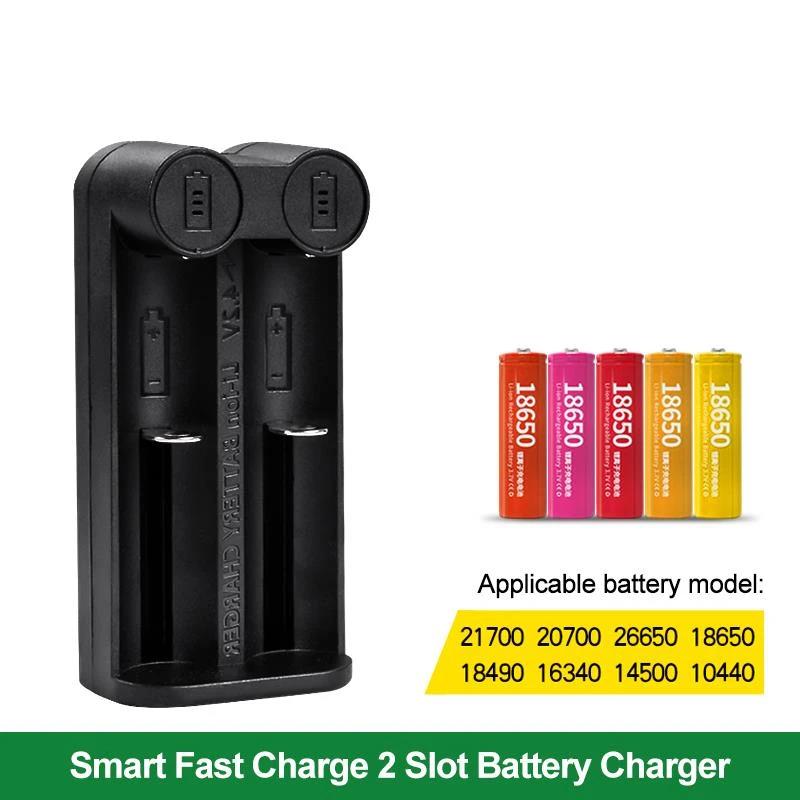 elfbar nachfüll pod läuft aus Universal 18650 Battery Charger 2 Slots Battery Charger for 18650  Rechargeable Li-ion Batteries 26650 18350 32650 21700 26500