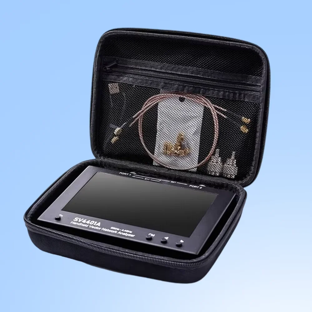 SA6 SV4401A 50KHz-4.4GHz Vector Network Analyzer 100dB Dynamic VNA 7-inch Touch LCD Internal memory MF/LF/HF/VHF/UHF Band