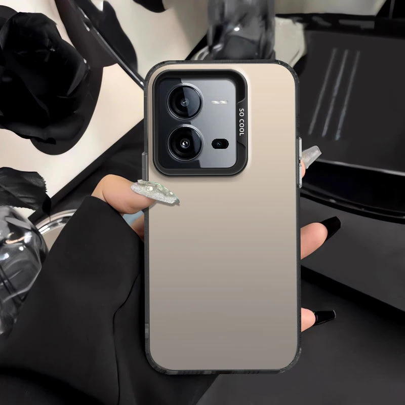 Luxury Metallic Aurora Skin Matte Cover