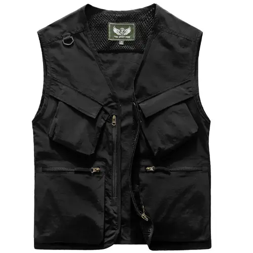 남성용 언로드 전술 조끼 코트, 캐주얼 남성 사진 조끼, 메쉬 작업 민소매 재킷 도구, 포켓 조끼, 여름 3