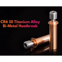 CR6 SE Titanium Alloy Bi-Metal Heatbreak For CR-6 SE Hotend 3D Printer 1.75MM Filament Heat Break 6