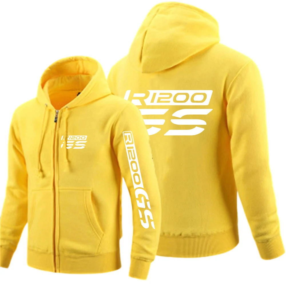 Mens Solid Color Zip Up Hoodies Sweatshirts Casual Coat