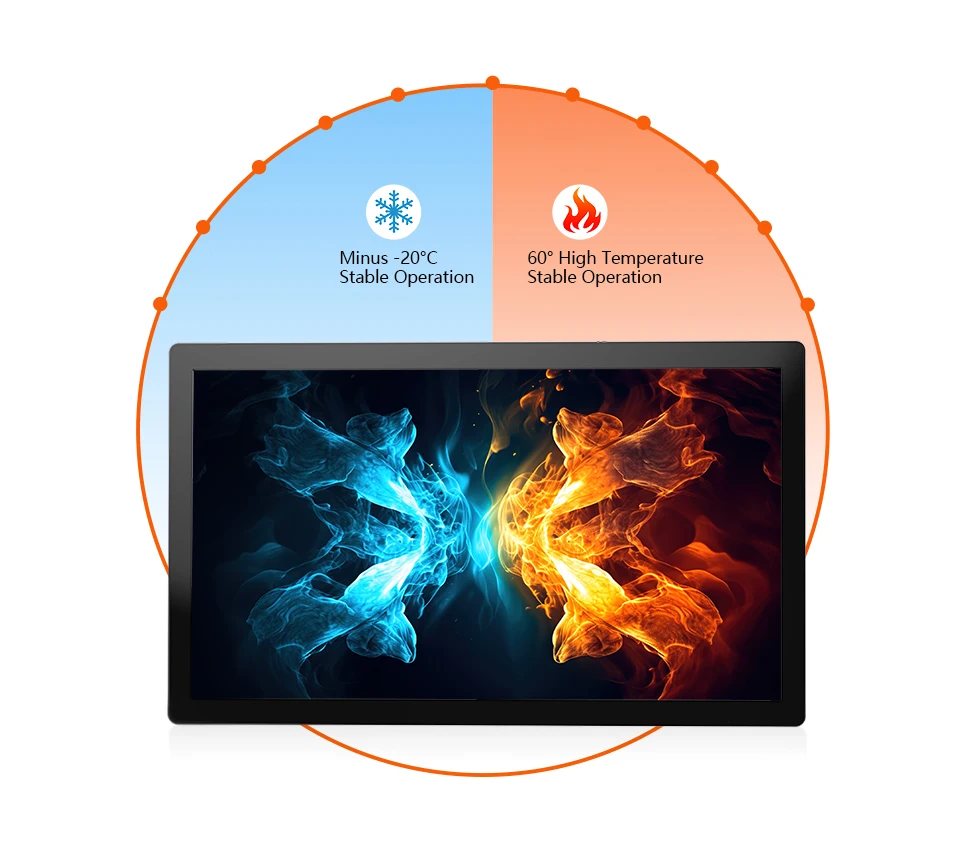 13.3-inch Capacitive Touch Industrial Display Led Touch All in one Computer Scre