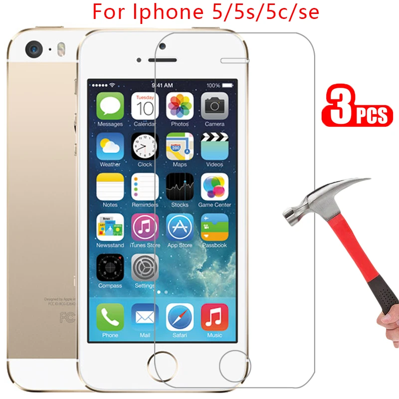 Vetro Temperato Per Apple Iphone Se 5 S 5C 5 S C Custodia Su Iphonese Iphone5S Iphone5C S5 C5 Cover Posteriore 360 I Phone Ipone Iphon Ihone
