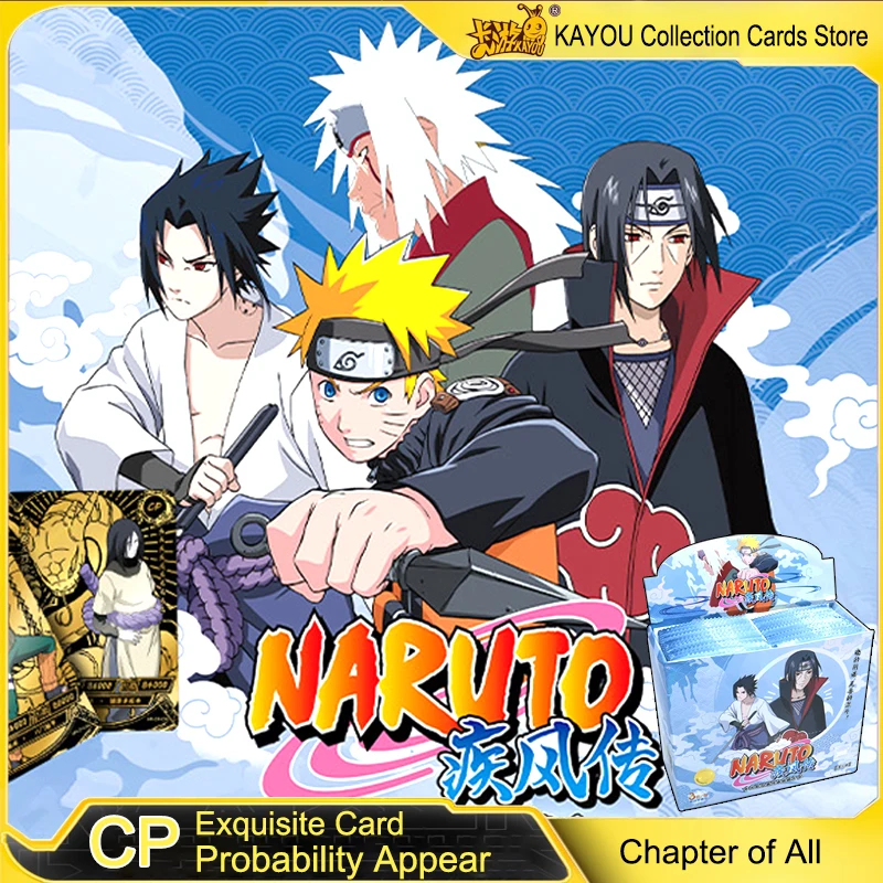 

KAYOU Anime Naruto Card Chapter Of All Rare Bronzing CP UR Uchiha Ban Sasuke Orochimaru Hatake Kakashi Children's Game Card Gift