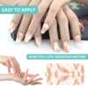 10/12 Sheets Self-adhesive Nail Stickers With Nail File Full Pack Nail Stickers Creative DIY Nail Art Decals Girls Color Fashion 5