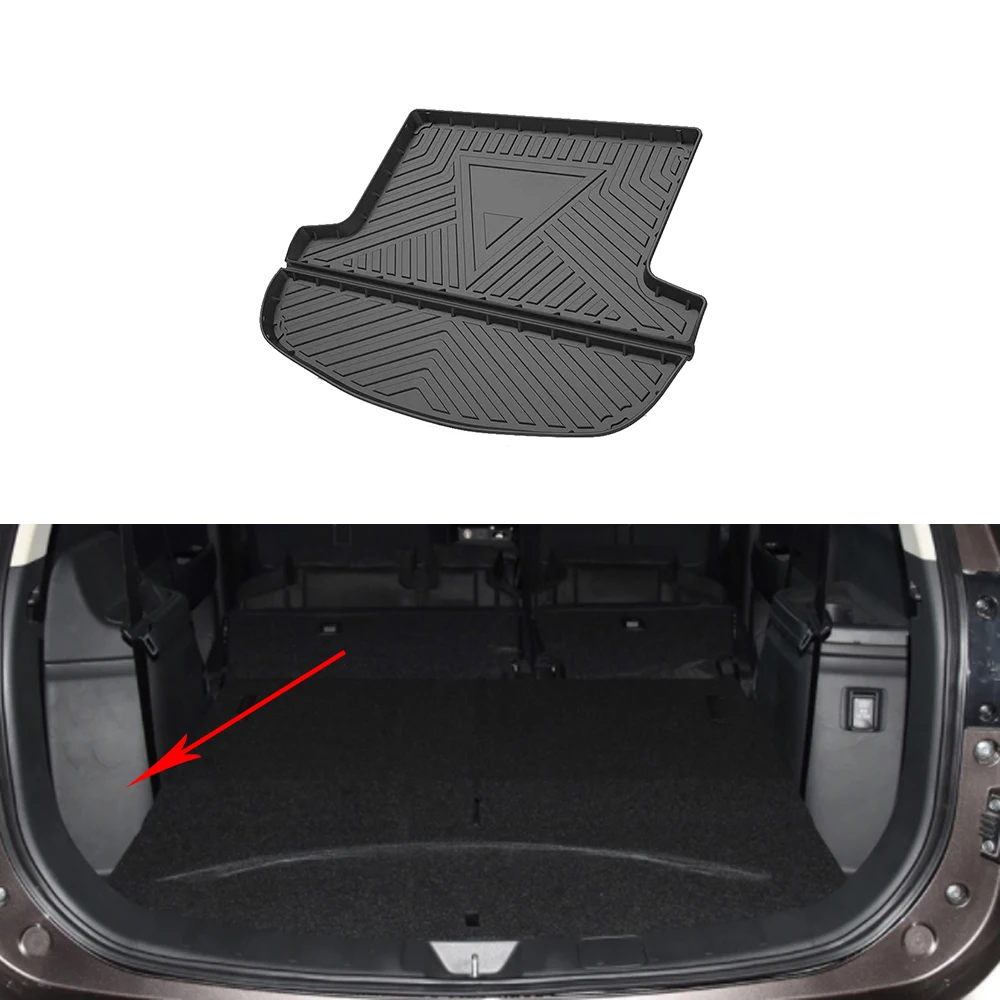 Spezielle hintere Kofferraum matte für Mitsubishi Outlander 3 zj gf 2016 ~  2021 2017 2018 2019 2020 wasserdichtes Boden polster Kofferraum dekoration  Teppich zubehör - AliExpress