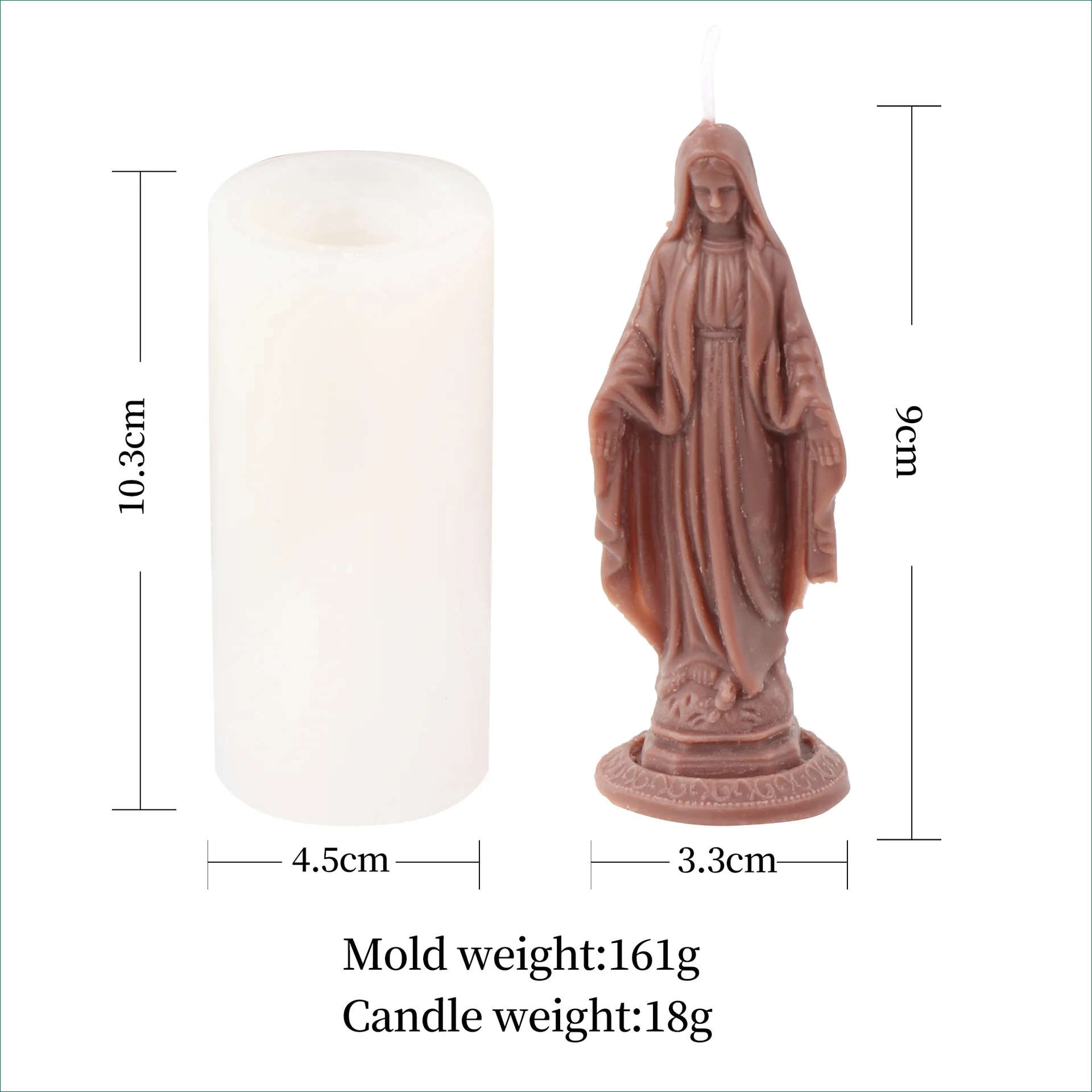 Moldes para velas de nacimiento de Jesús, moldes para jabón DIY, molde de  silicona para velas de escena de Natividad B03E - AliExpress