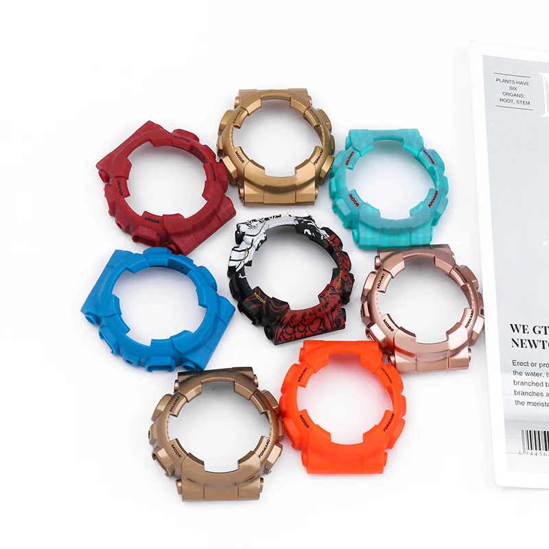 Co-name Men's Resin strap case for Casio G-Shock GD GA110 120 140 GAX100 GLS Sports Waterproof watch band Strap accessories